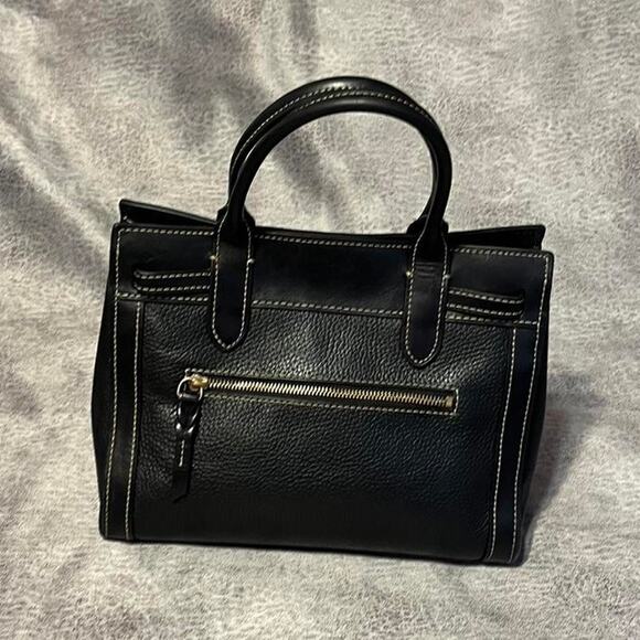 Dooney bourke handbag black pebble leather purse - Picture 3 of 8